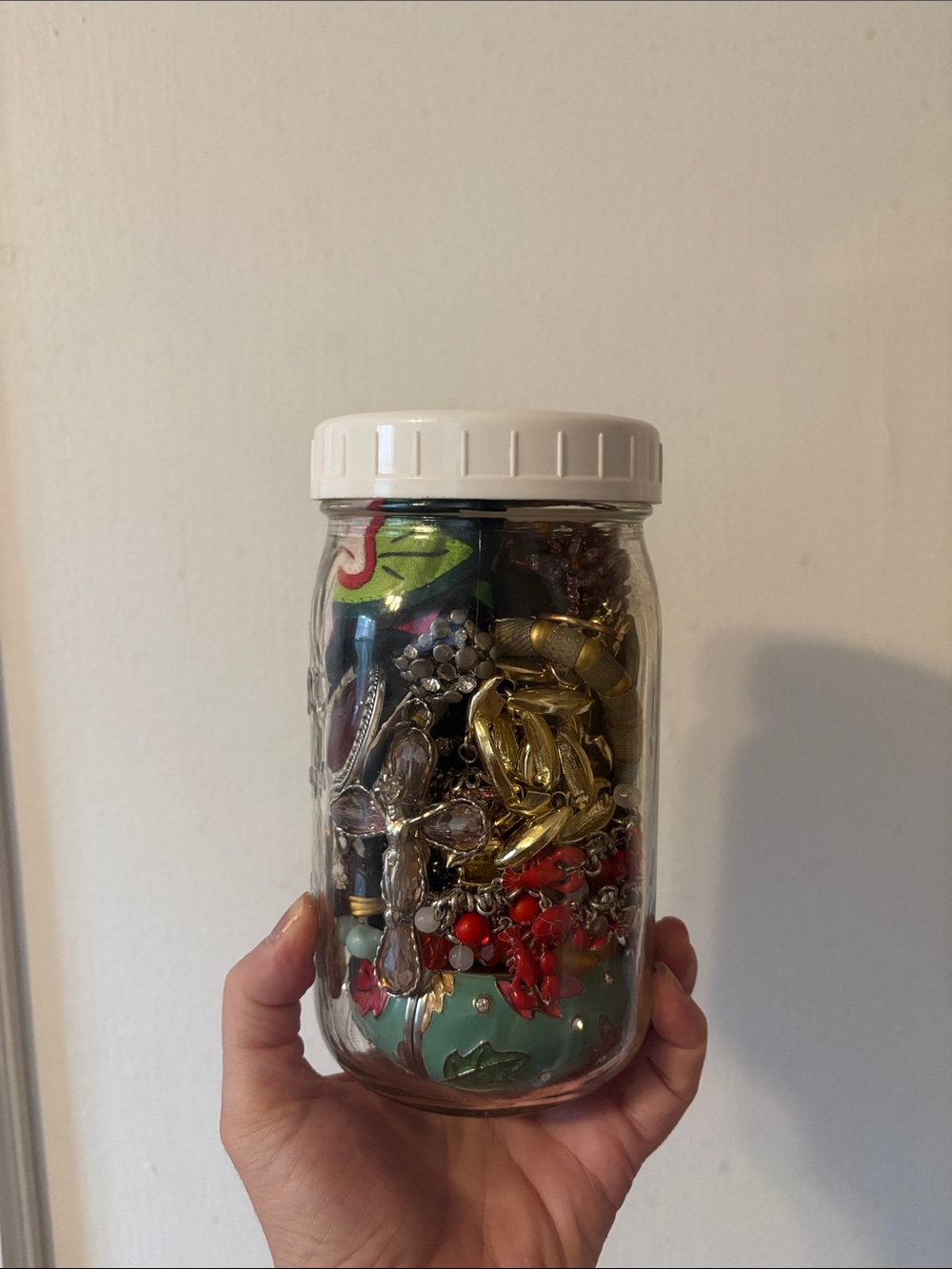 Jar of Jewelry, 24 ounce jar full of surprises
